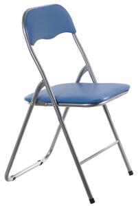 Folding Chair Alexandra House Living Blue 44 x 78 x 46 cm