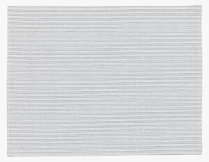 Cottage Stripe Placemat in Grey, Set of 4