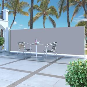 Retractable Side Awning 160 x 500 cm Grey