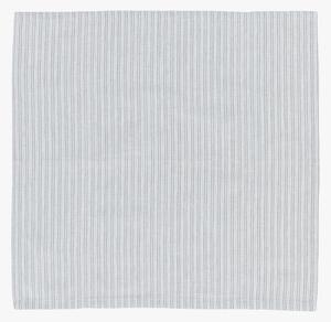 Cottage Stripe Napkin in Grey, Set of 4