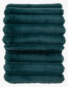 Wrap-up Fur Throw in Teal