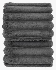 Wrap-up Fur Throw in Grey