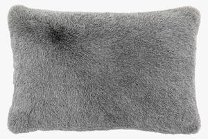 Snug Rectangle Fur Cushion in Grey