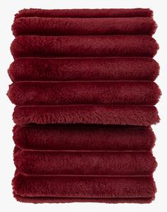 Wrap-up Fur Throw in Merlot