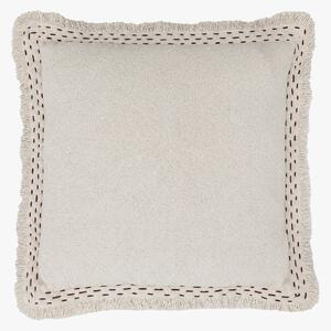 Crossstich Cushion in Ivory