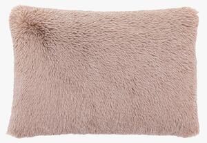 Snug Rectangle Fur Cushion in Natural