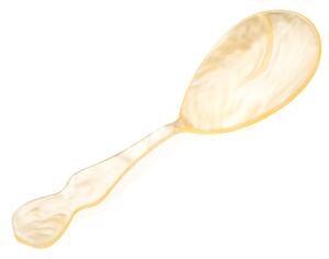 Ivory Pearlescent Methacrylate CHIC Risotto Spoon 182 mm