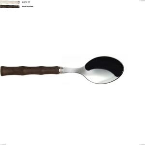 Water Eme Table Spoon, Polished 18/10 AISI 304 Stainless Steel with Acrylic Handle, Length 212 mm
