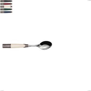Dessert Spoon Aria, 18/10 AISI304 Coloured Stainless Steel, 155 mm, Handle in Acrylic and Metal