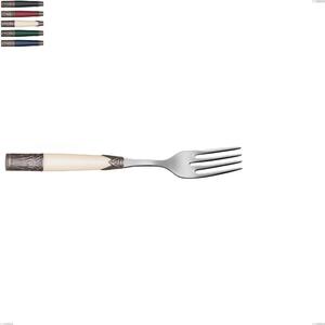Fish Fork Aria, 18/10 AISI304 Stainless Steel Coloured 205 mm Handle in Acrylic and Metal