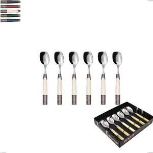 6-piece Showcase Pack Aria Ice Cream Spoon, 18/10 AISI304 Stainless Steel Coloured Cutlery