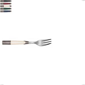 Dessert Fork Aria, 18/10 AISI304 Coloured Stainless Steel Size 143 mm with Acrylic and Metal Handle Name: Aria