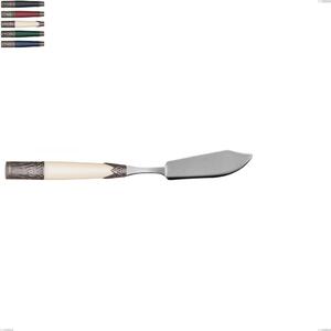 Aria Fish Knife, 18/10 AISI304 Stainless Steel Coloured, Dimensions 218 mm, Acrylic and Metal Handle