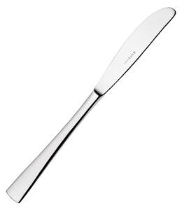 ALFA Table Knife in 18.10 AISI304 Stainless Steel 220 mm Length with Polished Stainless Steel Handle Dishwasher Safe