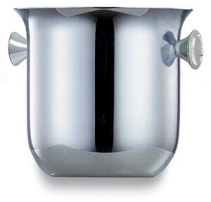 Medium Ice Bucket �15.5xh15 cm ALEX in 18.10 Polished Stainless Steel with Burnished Stainless Steel Handle