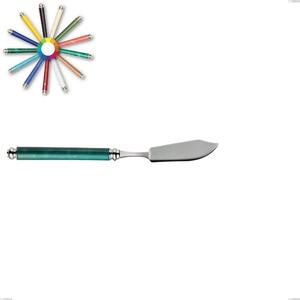 Arcadia Fish Knife, Polished 18/10 AISI 304 Stainless Steel with Acrylic Handle and Double Ring, Length 221 mm