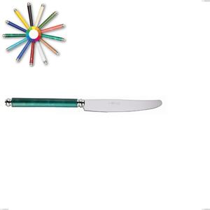 ARCADIA Table Knife in 18.10 AISI430 Steel with ABS Handle, 230 mm Size, Domed Collar, Dishwasher Safe