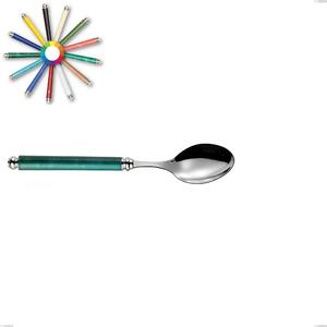 ARCADIA Table Spoon in 18.10 AISI430 Stainless Steel with ABS Handle, 212 mm Dimension, Rounded Bezel, Dishwasher Safe