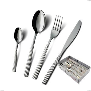 Showcase Pack of 16 cutlery Bavaria with Economic Knives, Polished Stainless Steel (Aisi 304) in Classic Style