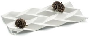 Small BD10 28.5x14 cm Stainless Steel 18/10 Centrepiece Painted Chalk White
