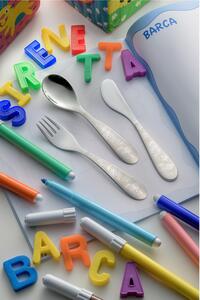 Stainless Steel 18/0 Birillo Children's Cutlery Set - The Little Mermaid + OVER 18 MONTHS polished stainless finish in screen-printed box
