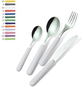 Bonita 4-Piece Colourful Cutlery Set, Table Setting in 18C Steel with Showcase Packaging