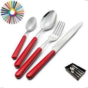 Brio 24-piece cutlery set in showcase packaging, Stainless Steel 18.c (AISI 430), ABS handles
