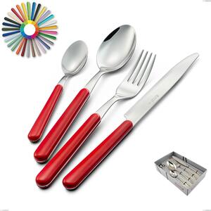 Brio 16-piece cutlery set in display case, Stainless Steel 18.c (AISI 430), ABS handles