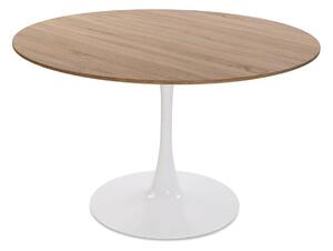 Dining Table Versa Lia Metal MDF Wood 120 x 73 x 120 cm