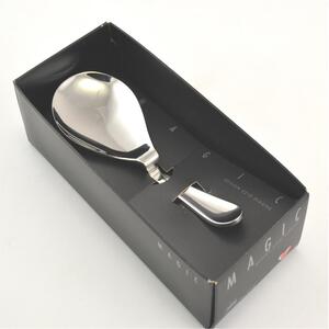 Magic Risotto Serving Spoon in 18/10 Stainless Steel 182 mm in Screen-Printed Packaging EME