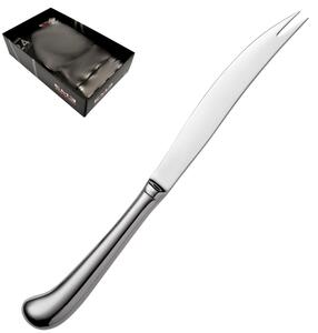 Cheese Knife with Two Prongs and Hollow Handle, Stainless Steel 18/0 Polished, 205 mm