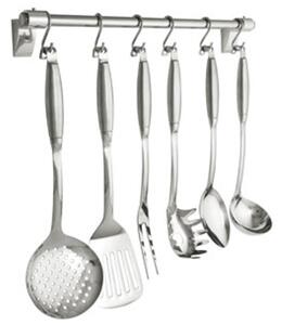 Wall Bar 44 cm with 6 Pieces in 18/10 Steel Touch Me Cutlery Set