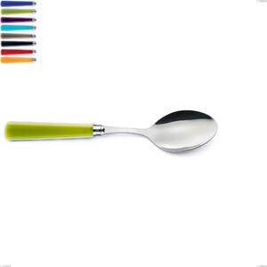 Candy EME Serving Spoon, Polished 18/10 AISI 304 Stainless Steel with Acrylic Handle