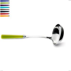 Candy Eme Ladle, Polished 18/10 AISI 304 Stainless Steel with Acrylic Handle