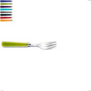 Candy Eme Dessert Fork, 18/10 AISI 304 Polished Stainless Steel with Acrylic Handle