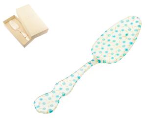 CHIC Acrylic Cake Server Flower Blue 182 mm in Favour Packaging