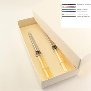 Favour Box 2 Pairs of Chopstick Chopsticks for Asian Cuisine 220 mm Various Colours