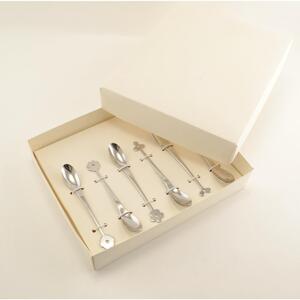 Cappuccino and Fruit Salad CADEAU Teaspoons in 18.10 AISI430 Stainless Steel 126 mm in Favour Packaging