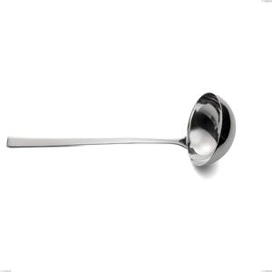 Celine Ladle, Polished AISI 304 Stainless Steel, 4.5 mm Thickness, 283 mm Length