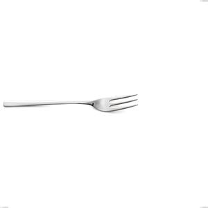 Celine Dessert Fork, Polished AISI 304 Stainless Steel, 4.5 mm Thickness, 167 mm Length