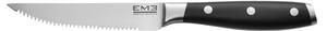 TEXAS Steak Knife with Pointed Tip, 18/10 Stainless Steel, Forged Blade, 230mm Length, Very Sharp, Dishwasher Safe, Made in Italy