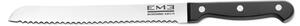 Rodeo Bread Knife Made of 18/10 Stainless Steel, 32 cm Length, Mirror Polished, in Nylon Pouch
