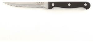 Rodeo Steak Knife made of 18/10 Satin Finish Stainless Steel, 215 mm, Very Sharp, Dishwasher Safe, Nylon Sleeve, Made in Italy