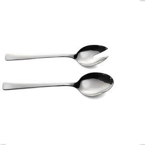 Doram Salad Cutlery Pair, Polished AISI 304 Stainless Steel, 2.5 mm Thickness, Length 232 mm