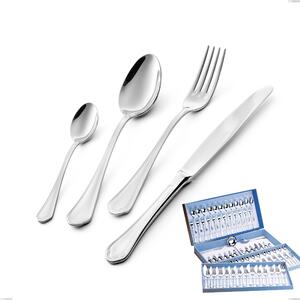 Domus 113-Piece Cutlery Set in Gift Case, Stainless Steel 18.10 (AISI304), 3.0 mm Thickness