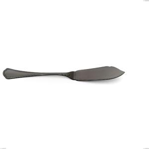 Domus Black Fish Knife, 18/10 Stainless Steel with PVD Coating, 3 mm Thickness, 210 mm Length