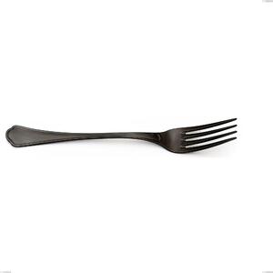 Domus Black Serving Fork, 18/10 Stainless Steel with PVD Coating, 3 mm Thickness, 240 mm Length