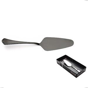 Domus Black Cake Server in Display Box, 18/10 Stainless Steel, 3 mm Thickness