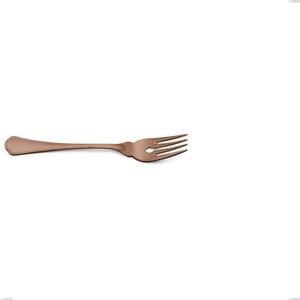 Domus Chocolate Fish Fork, 18/10 Stainless Steel, Length 193 mm Thickness 3 mm PVD Chocolate Treatment