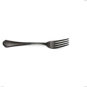 Domus Black Table Fork, 18/10 Stainless Steel with PVD Coating, 3 mm Thickness, 205 mm Length